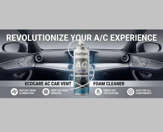 Eko Power Car AC Foam Cleaner - 500ml | Deep Evaporator & Vent Purifier with Extension Pipe