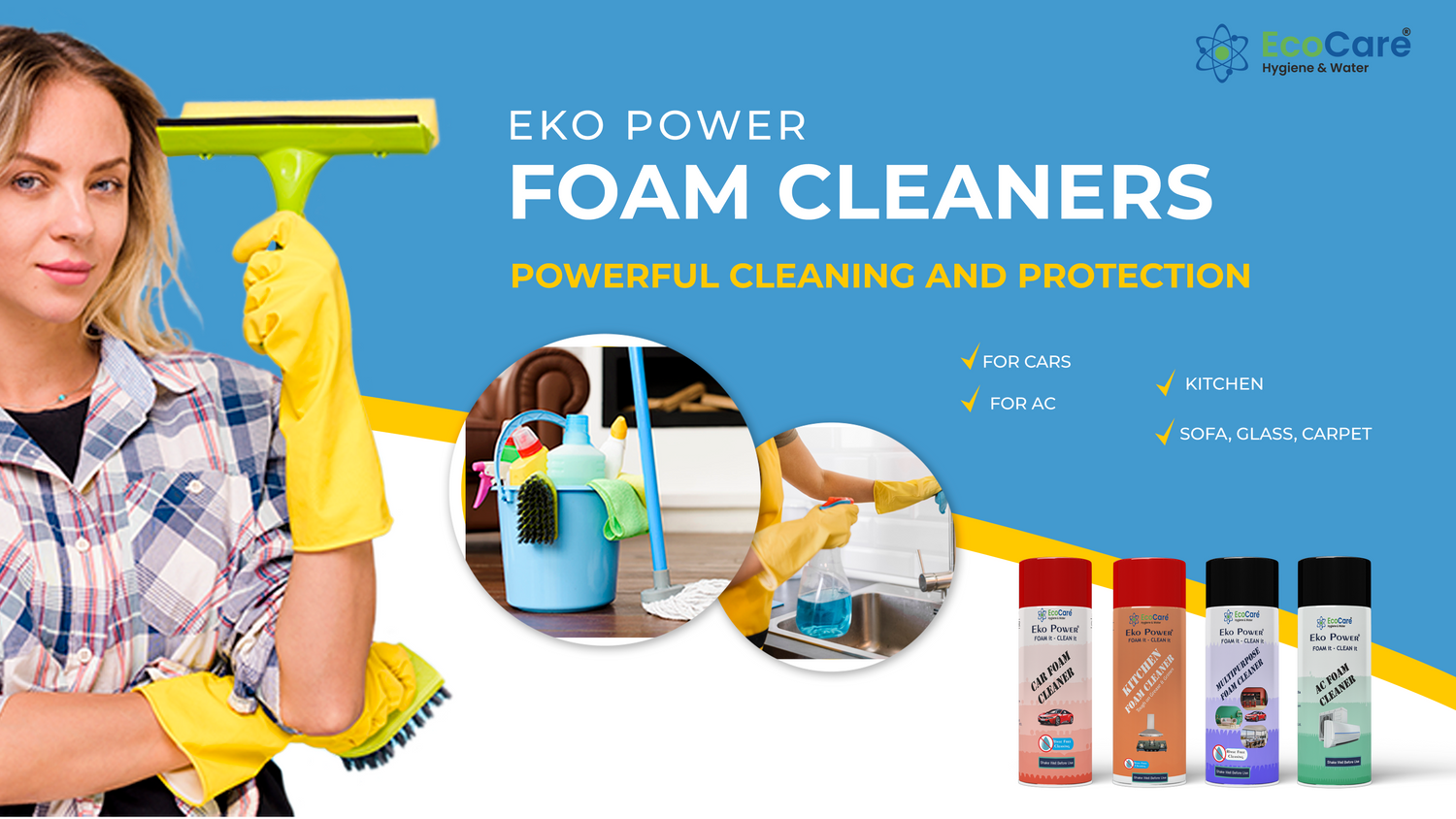 foam cleaner range