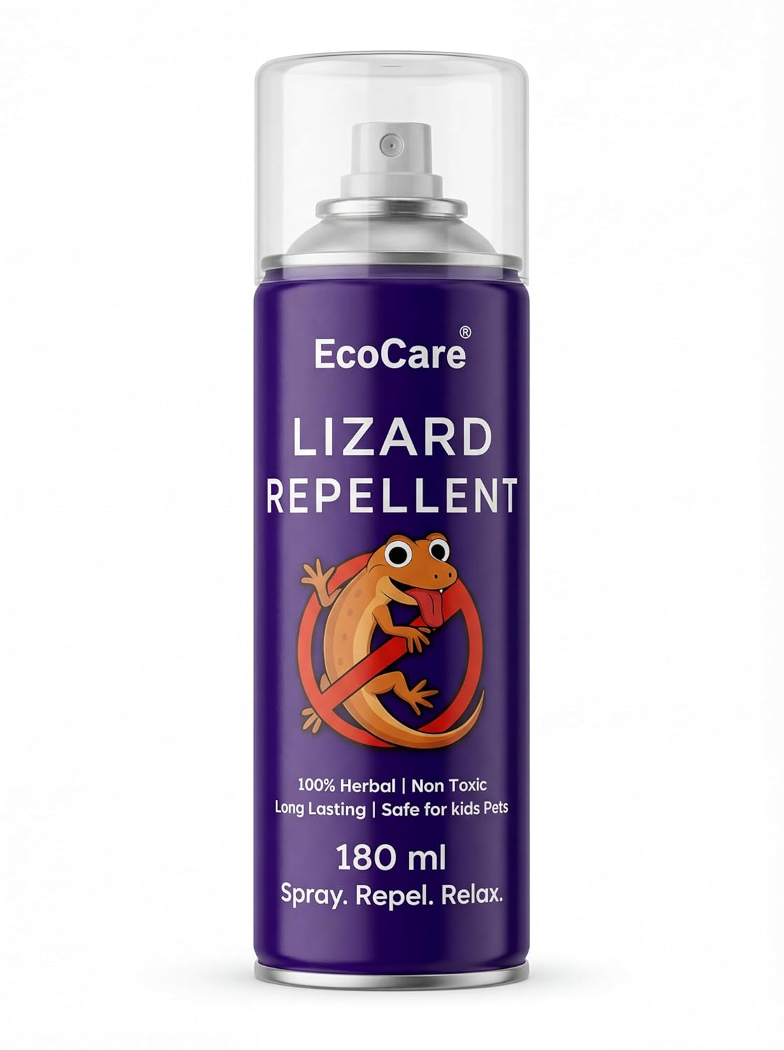 EcoCare Lizard Repellent Spray (180ml) – 100% Non-Toxic, Plant-Based & Pet-Safe Anti-Lizard Shield for Home & Office
