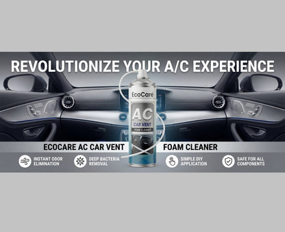 Eko Power Car AC Foam Cleaner - 500ml | Deep Evaporator & Vent Purifier with Extension Pipe