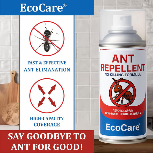 EcoCare Ant Repellent Spray – 100% Plant-Based & Non-Toxic Ant Killer | Safe for Kitchens, Kids & Pets | Rapid Action Formula
