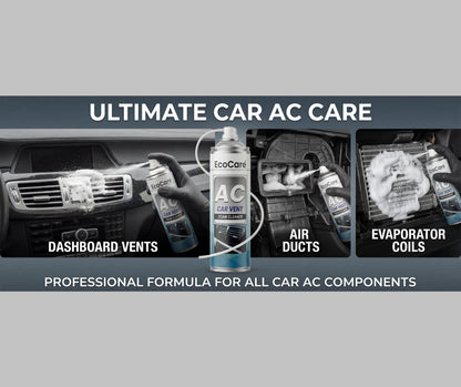 Eko Power Car AC Foam Cleaner - 500ml | Deep Evaporator & Vent Purifier with Extension Pipe