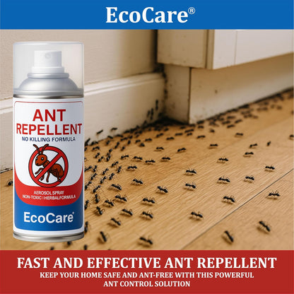 EcoCare Ant Repellent Spray – 100% Plant-Based & Non-Toxic Ant Killer | Safe for Kitchens, Kids & Pets | Rapid Action Formula