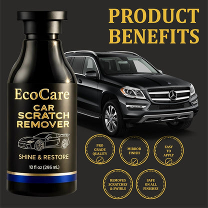 EcoCare Ultimate Car Scratch Remover (300ml) – Professional Grade Paint Restoration & High-Gloss Polish