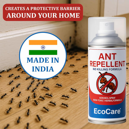 EcoCare Ant Repellent Spray – 100% Plant-Based & Non-Toxic Ant Killer | Safe for Kitchens, Kids & Pets | Rapid Action Formula