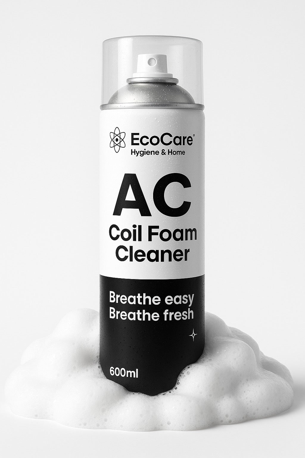 EcoCare AC Coil Foam Cleaner 600ml