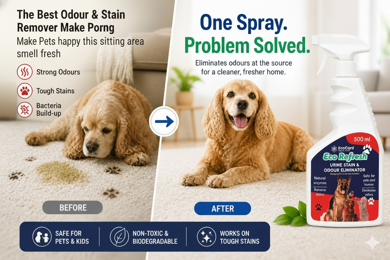 EcoCare Eco Refresh Urine Stain & Odour Eliminator Spray (500ml)