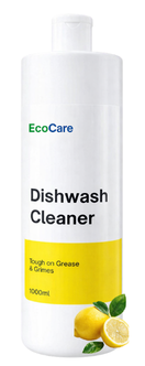 EcoCare's Dishwash Cleaner - 1000ml | Ultra-Concentrated | 1 Spoonful for a Full Meal's Utensils