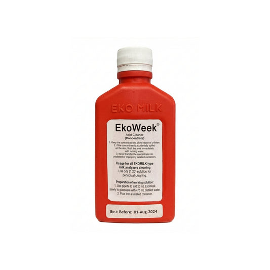 Eko Week® Milk Analyser Cleaner 200ml | Safe on Copper