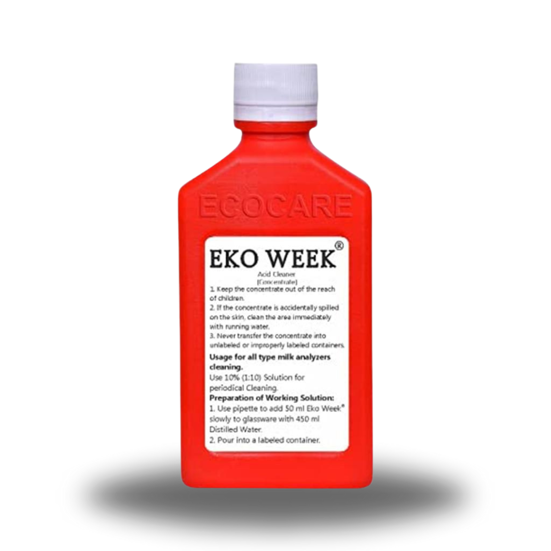 Eko Week® Milk Analyser Cleaner 200ml | Safe on Copper