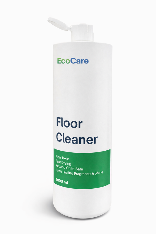 EcoCare plant-based floor cleaner bottle 