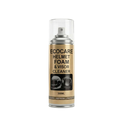 EcoCare 2-in-1 Helmet Foam & Visor Cleaner (300ml) – Antibacterial Interior Refresher & Crystal Clear Visor Shine