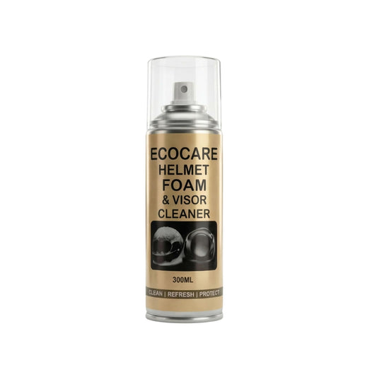 EcoCare 2-in-1 Helmet Foam & Visor Cleaner (300ml) – Antibacterial Interior Refresher & Crystal Clear Visor Shine