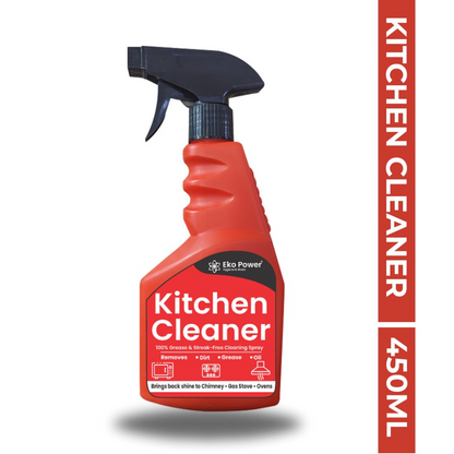 Kitchen Cleaner Spray | Best Spray Cleaner For Kitchen | Efficiently Removes Oil, Grease, Dirt and Food Stains| Suitable For Gas Stoves, Chimney and Kitchen Slabs | 450ml