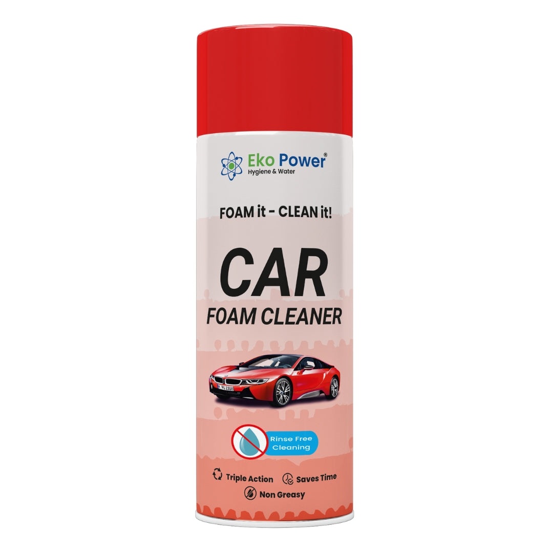 Eko Power Car Foam Cleaner 500ml spray can for interior and exterior detailing.