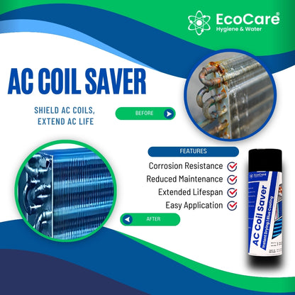 Eko Power AC Coil Saver - Instant Dry | Leak Protection | Blue Anti-Corrosive Coating (300G)