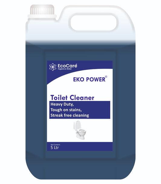 EcoCare® Ultra-Power Toilet Cleaner - 5L | Heavy-Duty Stain Remover & Disinfectant (Bulk Value Pack)