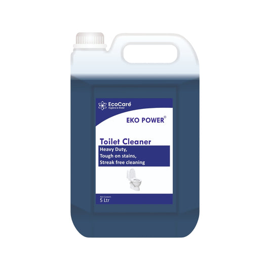 EcoCare® Ultra-Power Toilet Cleaner - 5L | Heavy-Duty Stain Remover & Disinfectant (Bulk Value Pack)