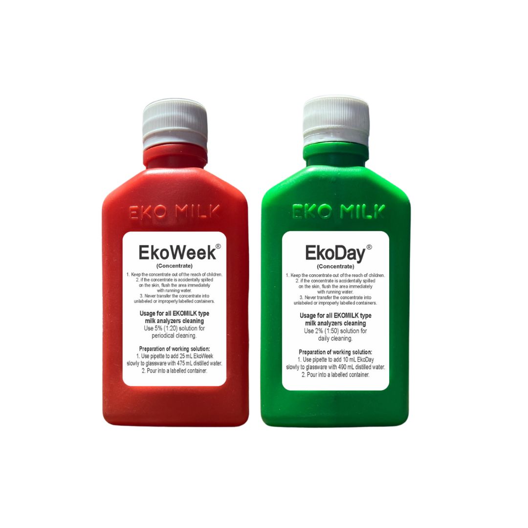 Eko Day and Week combo for daily and weekly cleaning for all type of milk analyzer