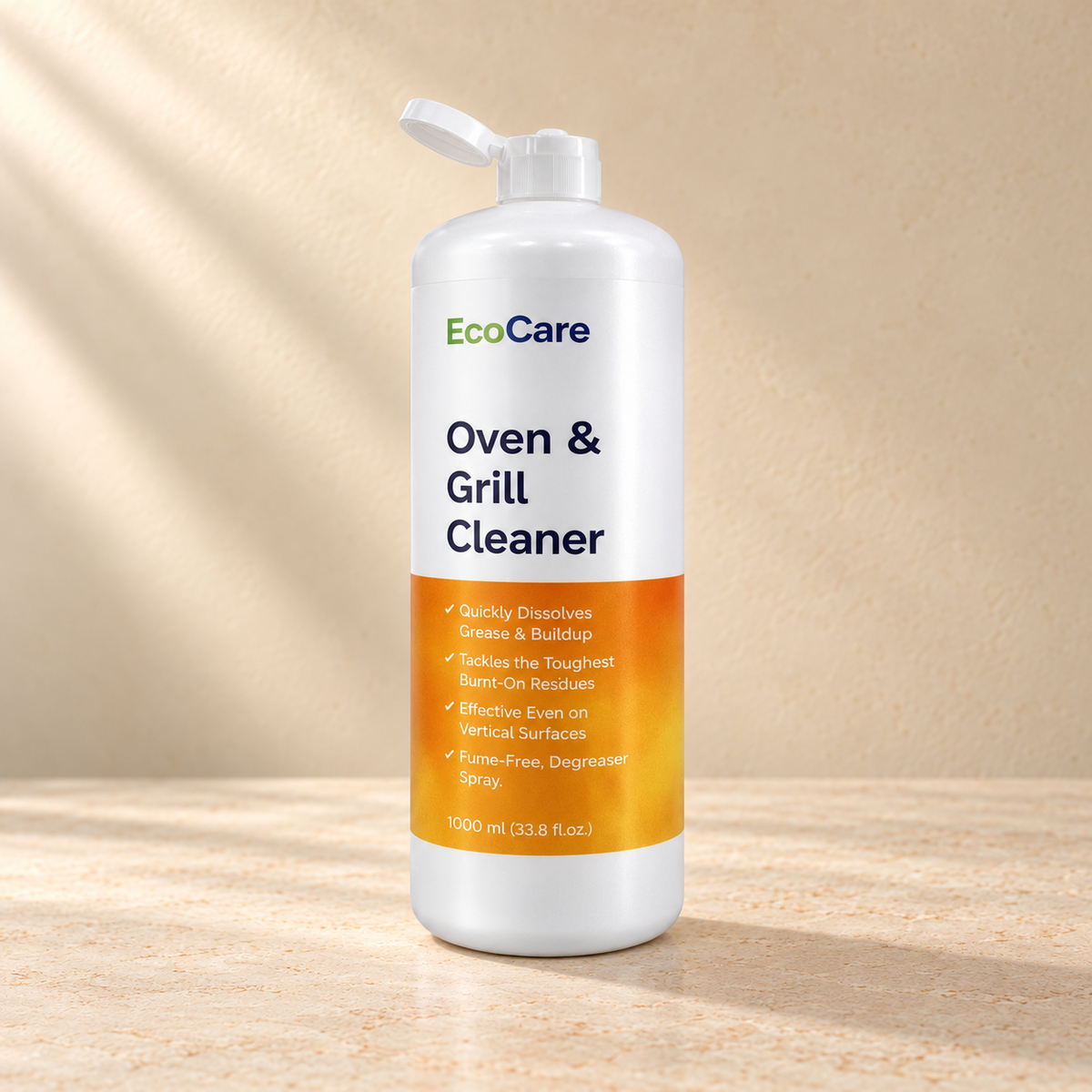 Oven & Grill Ultra-Degreaser Concentrate - 1000 ml on a warm neutral studio background