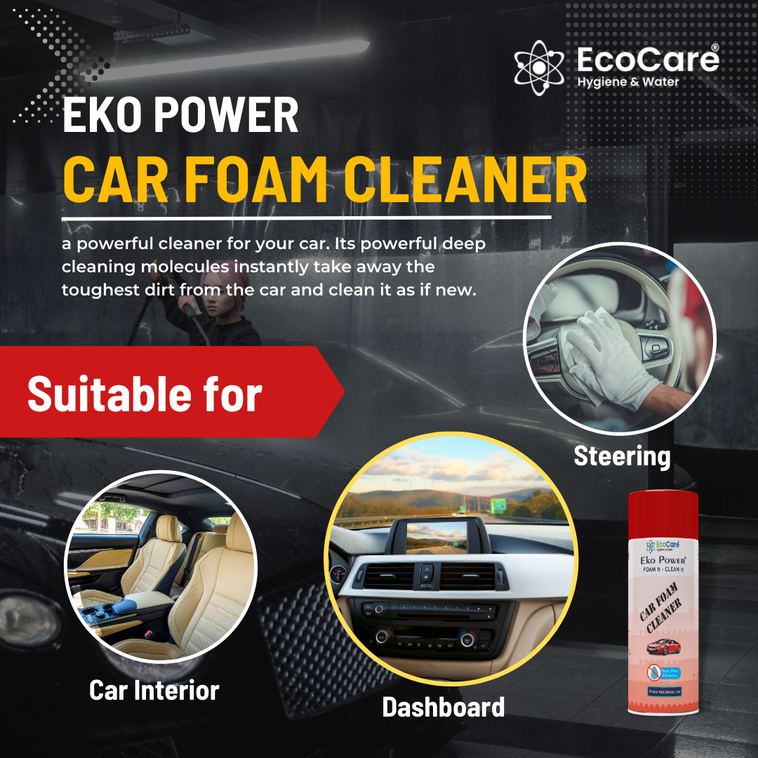 Buy Eko Power Car Foam Cleaner for Interior and Exterior cleaning foam  spray-650ML Online at Best Prices in India - JioMart.