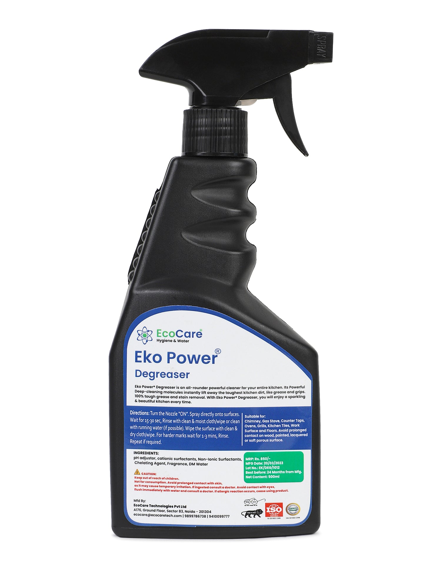 Eko Power Degreaser | Say goodbye to grime and grease with the powerful cleaning of Eko Power Degreaser | 450ml